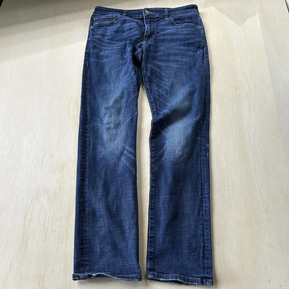 American Eagle Outfitters Jeans Mens 32x32 Blue Denim Slim Straight Stretch